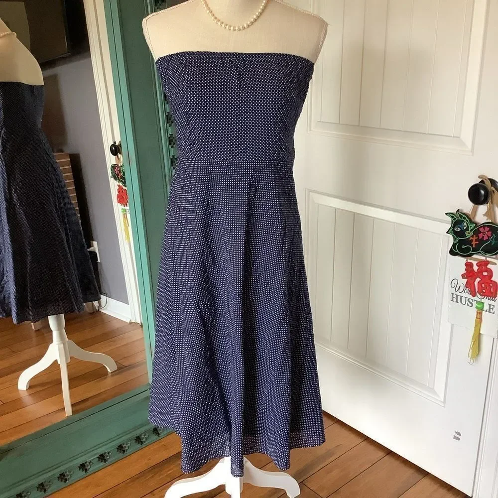 J. Crew Strapless Dress Size 8‎ 💜🥰